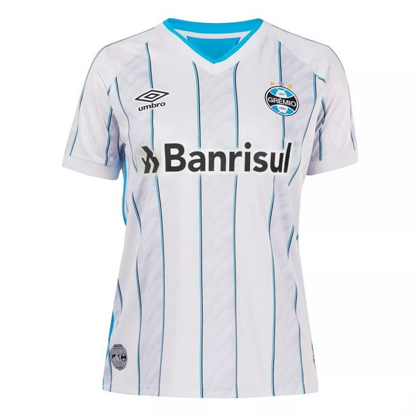 Trikot Grêmio FBPA Auswarts Damen 2020-21 Weiß Fussballtrikots Günstig